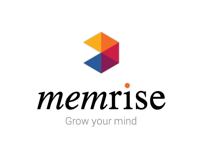 The logo for Memrise, the learning app and website that uses spaced repetition